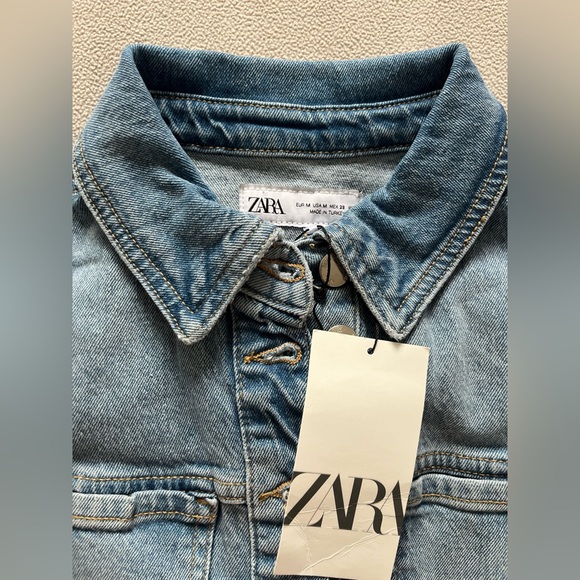 Denim Mini Dress Zara - Picture 2 of 4